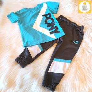 🟡4x$20 - Pony Aqua Sporty Matching Set